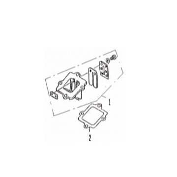 Membraan Generic Roc 50 2-takt 2010 zilver