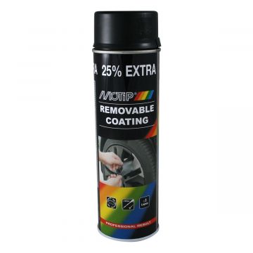 Spuitbus sprayplast matzwart 500ml Motip