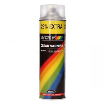Spuitbus blank lak mat 500ml Motip