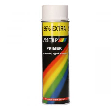 Spuitbus primer wit 500ml Motip