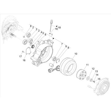 Carter - Stator - Rotor Vespa Elettrica 2018-2019