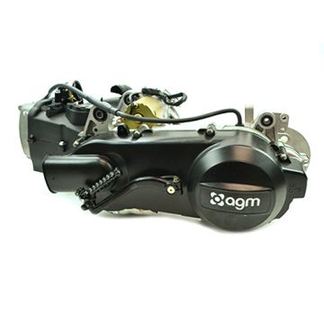 Motorblok compleet GY6 152QMI 10" (korte as) China scooters