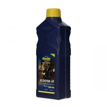 Smeermiddel olie 10W40 half synth 4T scooter 1L fles Putoline 70321