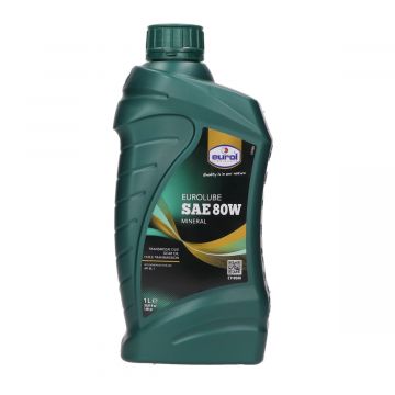 Transmissie olie Sae 80W Eurol 1 liter