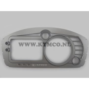 Kilometerteller / Cockpit rand Kymco New Dink / G-Dink aluminum kleur origineel