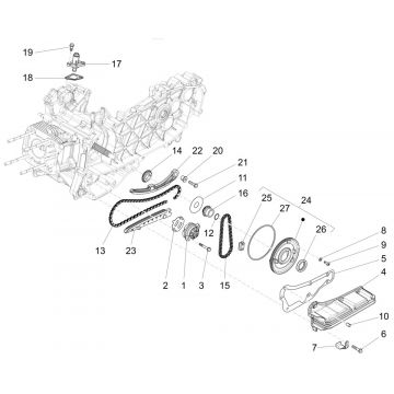 Oliepomp Piaggio Liberty 125 IGET 3V ABS Euro 5
