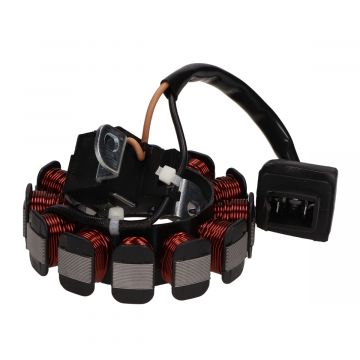 Onsteking/stator Piaggio 50cc 4-takt 2V 1998-2017 Zip/Primavera/Sprint/LX/LXV/S/ET4/Liberty/Fly/Sportcity One/Centro/Scarabeo 50-100cc/Free 100cc