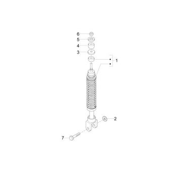 Schokbreker Piaggio New Fly 4-takt 2V