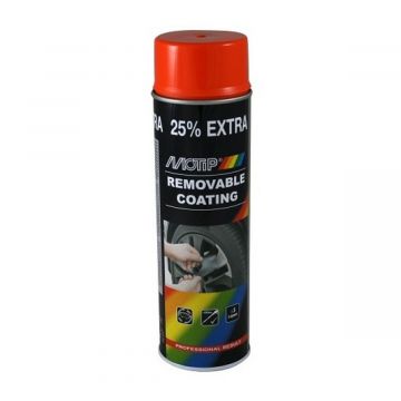 Spuitbus sprayplast oranje 500ml Motip