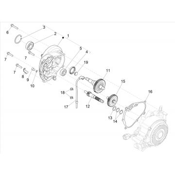 Vertanding - Overbrenging Vespa Elettrica 25km/u SCH Euro 5 2021