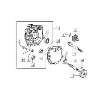 Vertanding - Overbrenging Kymco Vitality 50 2-takt AC pearl zilver