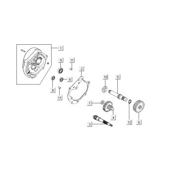 Vertanding - Overbrenging Kymco VP50 4-takt ACtecho silver