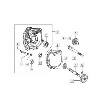 Vertanding - Overbrenging Kymco Yup 50 2-takt AC zilver