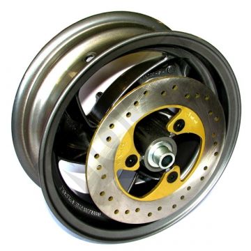 Voorwiel / Velg + schijf Peugeot Buxy donker grijs