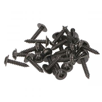Schraube Verkleidung beplating zum Nutzen von Blinker Vespa Sprint Vespa Primavera 3.5x16mm Schwarz 25pcs