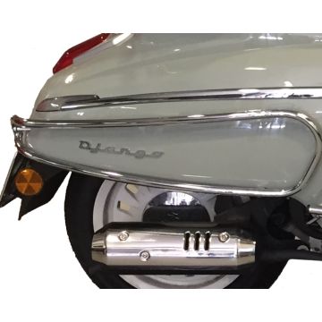 Valbeugels achter Peugeot Django chroom origineel PG840-DJA-CRM