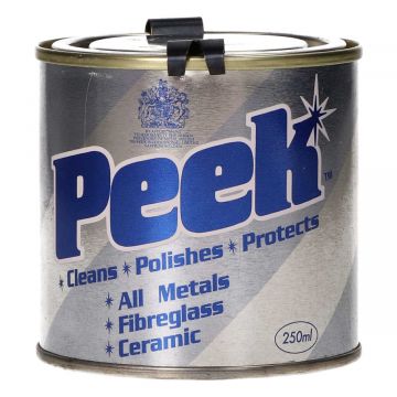 Peek chroom poets/polijstpasta met fijne korrel Putoline 250 gram