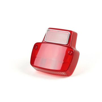 Achterlichtglas BGM Original Vespa Antik metaal klein rood