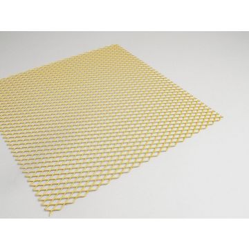 Racing grille 8mm (300x300mm) geel