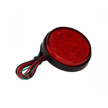Reflector rond 58mm + LED lamp rood Elec