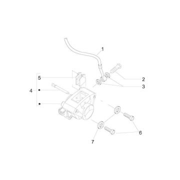 Remklauw - Remleiding - Remblokken Piaggio Zip 2000 2-takt AC