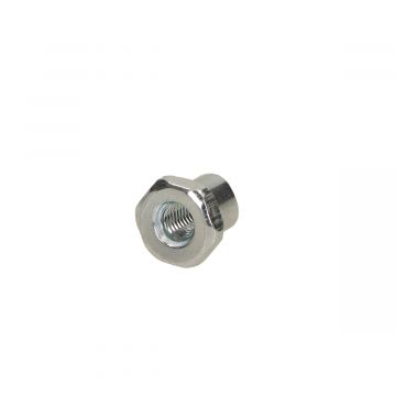 Eindmoer-halsmoer remstang/remkabel M6x10mm lengte universeel