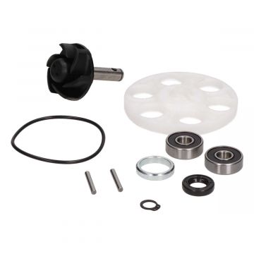 Waterpomp revisieset Minarelli 50cc 2-takt LC horizontaal grijs Aerox/Nitro/Jog RR/Mach G/F12/F15/Eikon/Ark/Quadra/SR/Sonic/Rally/Gulliver/Area/Dragster/Sonic  DMP
