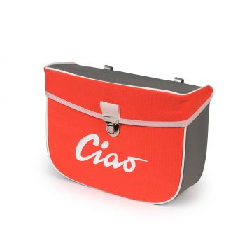 Zadeltas MOTO NOSTRA Ciao Oranje Grijs