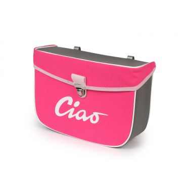 Zadeltas MOTO NOSTRA Ciao Roze Grijs
