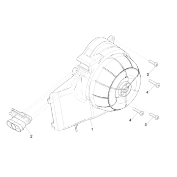 Vliegwieldeksel Piaggio Typhoon 50 2-takt Euro 4 2018-2020