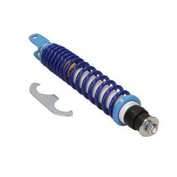 Schokbreker achter hydraulisch Vespa LX/LXV/S 2-4-takt/ET2/ET4/ blauw/wit Sebac