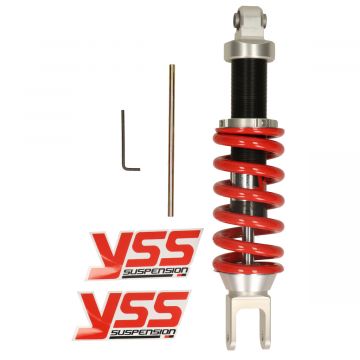 Schokbreker achterzijde Eco-Line Honda MTX80r LC 300mm rood YSS me302-300t-45-85