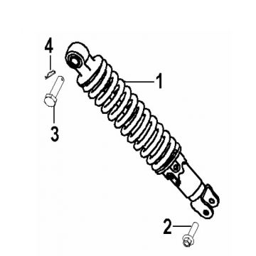 Schokbreker Generic Xor 50 2-takt 2007 wit 25