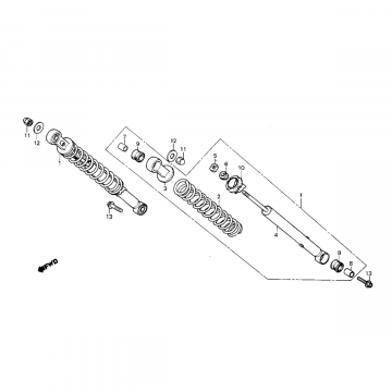 Schokbreker Honda MB50/MB80