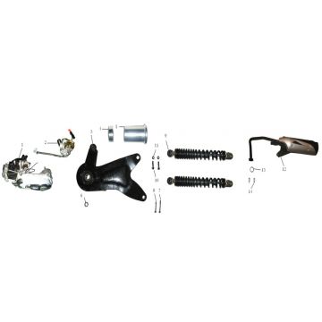 Schokbreker Turbho CX 50 4-takt