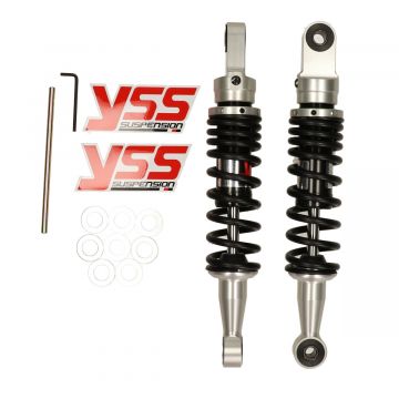 Schokbrekerset Eco-Line Honda MB MT Zundapp 310mm zwart Yss re302-310t-44-88