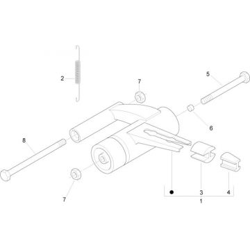 Motorophanging Piaggio Liberty 4-takt