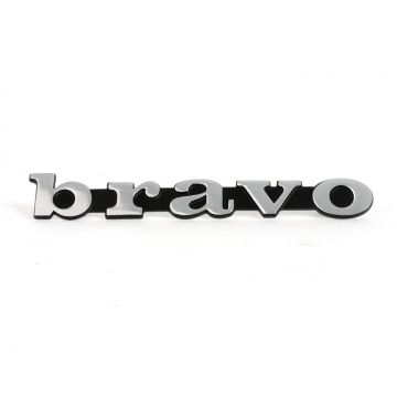 Bravo-opschrift/embleem-OEM Piaggio Bravo motorscherm/zijpaneel
