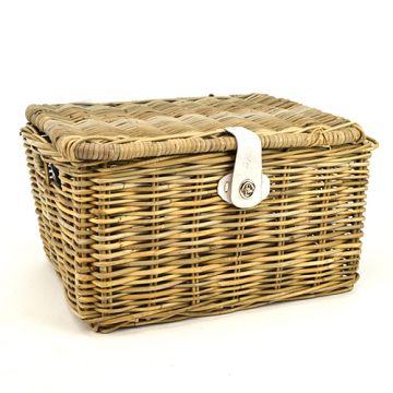 Korb riet retro 45cm braun Camel
