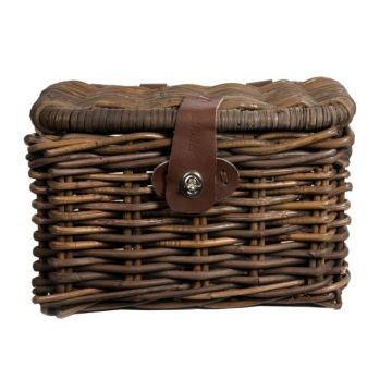 Korb riet retro 32cm braun