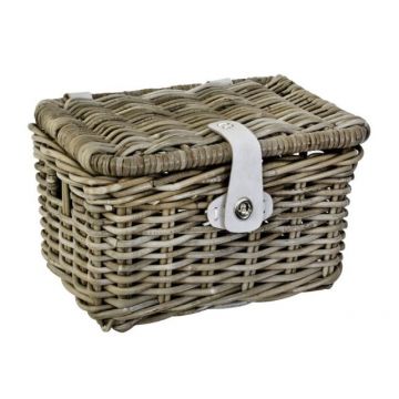 Korb riet retro 32cm braun Camel