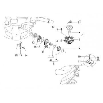 Cotactslot Gilera Runner 200 VXR 4-takt 2006
