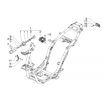 Cotactslot Gilera Runner 50 SP 50 2-takt LC 2010-2017