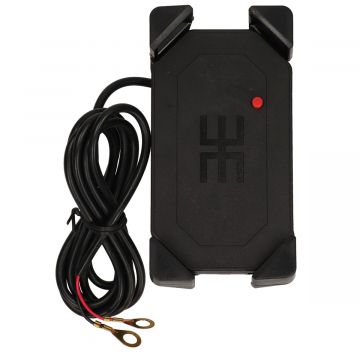 Smartphone houder scooter/motor met usb lader
