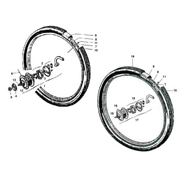 Voorwiel Solex
