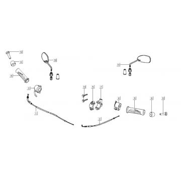 Spiegels Kymco K-Pipe 125