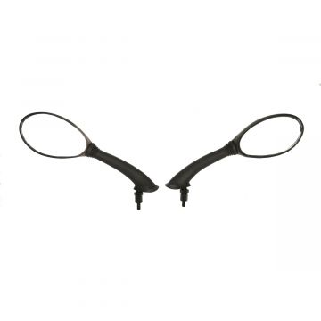 Spiegelset Piaggio Fly oud model zwart