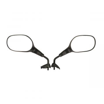 Spiegelset Yamaha Neos/MBK Ovetto type 2008→ M8 schroefdraad zwart DMP