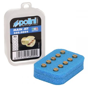 Sproeier set Dellorto 80/89 5mm Polini 360.0004 10-delig