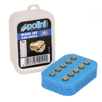 Sproeier set Dellorto 90/99 5mm Polini 360.0005 10-delig